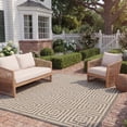 thumbnail image 4 of Safavieh Courtyard Ariana Geometric Indoor/Outdoor Area Rug, Gray/Cream, 6'7" x 6'7" Square, 4 of 15