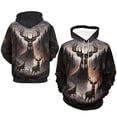 thumbnail image 4 of LAOLIUSN Men’s Deer Hoodie All Over Print 3D Buck Forest Graphic Pullover Sweatshirt, S-4XL, 4 of 7