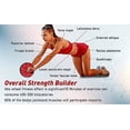 thumbnail image 5 of Rodillo para abdominales para entrenamiento en casa, rodillo para abdominales para entrenamiento de fuerza abdominal y central, rueda de entrenamiento abdominal para gimnasio en casa, 5 of 5