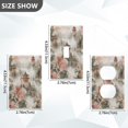 thumbnail image 7 of Yayeee Blank Wall Plate Cover 1-Gang 4.5"x2.7" Home Unused Decorative Outlet, Red Mountain Pattern, 7 of 7