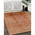 thumbnail image 2 of Ahgly Company Indoor Round Mid-Century Modern Mango Orange Oriental Area Rugs, 3' Round, 2 of 6
