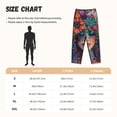 thumbnail image 3 of Gaeub Bohemian Colorful Flower Woman Soft Pajama Pants for Women,&nbsp;Wide Leg Comfy Casual Lounge Yoga Capri Pants Wide Leg-Medium, 3 of 6