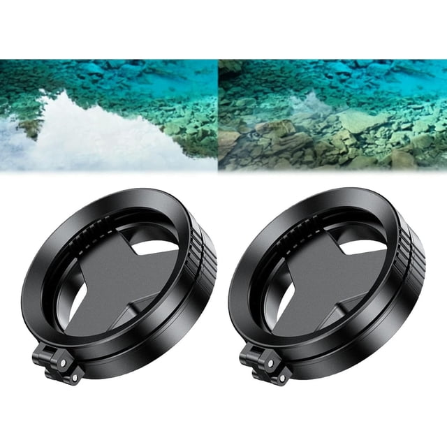 2-in-1 Magnetic & Star Filter Lens, Anti-Glare Magnetic Phone Filter, 52mm Foldable Phone Camera Lens, Dual Optical Effects for Every Travel Scene (2Set)