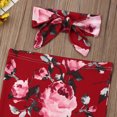 thumbnail image 4 of Honganda Sweet Floral Printed Full Wrapped Type Baby Quilt and Headband Set, 4 of 6