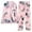 #4-Pink, variant on Patlollav Valentines Day Womens Pajamas Sets 2 Piece Long Sleeve Nightwear Sleepwear Casual Button Down Loungewear