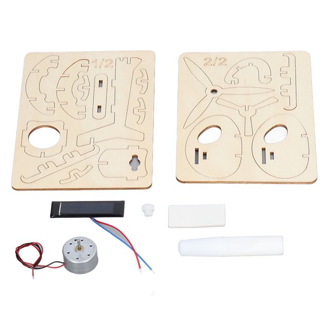 Demonsen 3D STEM Model Airplane,DIY STEM Model Airplane,Wooden STEM Model Airplane 3D Puzzles DIY Wood Craft Assembly Project Kit Kids Gift Toys