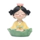 thumbnail image 5 of Estatua de niña, Figura de niña, Decoración, Decorativo, Figura de niña budista, Escritorio Amarillo, 5 of 9