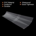 thumbnail image 4 of Uxcell 135x35mm 3.23 a 3.35 pulgadas de diámetro bandas de envoltura de encogimiento de PVC claras 250 paquetes, 4 of 5
