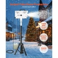 thumbnail image 2 of KFFKFF 1500W Snow Machine Snowflake Maker with Adjustable Stand for Holiday Parties & Events Q235 Steel PP 20.08"×23.62" White, 2 of 9