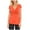 Orange, variant on Ohufall Women's Maternity T Shirts Fashion Casual Criss Cross V-Neck Nursing Tops Summer Solid Color Short Sleeve Pregnancy Blouses for Breastfeeding