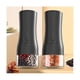 thumbnail image 4 of Juego de molinillo de sal y pimienta automático eléctrico de 140 ml, molinillo de nueces y granos de grosor ajustable, color negro, 4 of 5