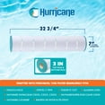 thumbnail image 3 of Hurricane 16 Pack HF7494-04 Advanced Pool and Spa Filter Cartridge Replacement, 3 of 11