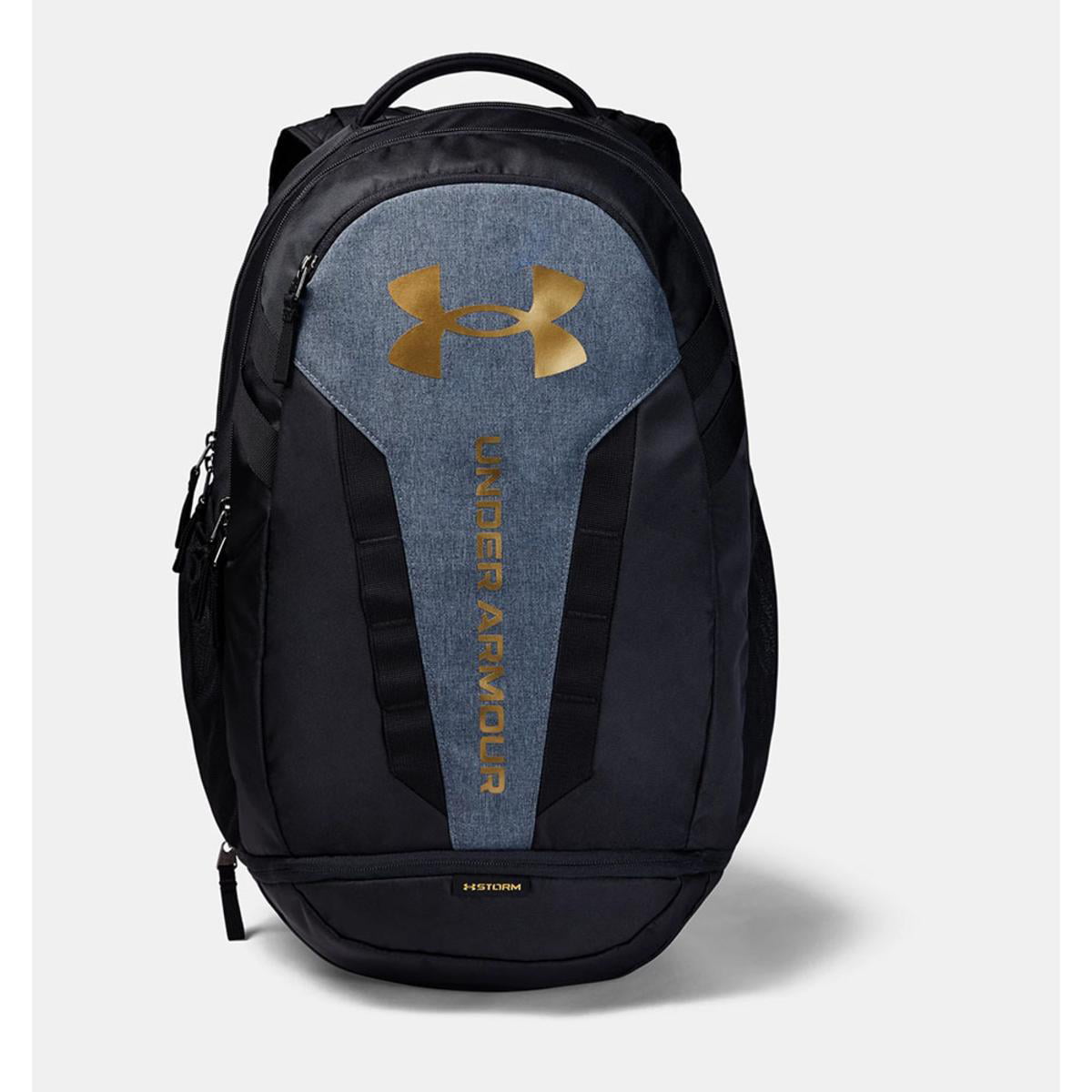 Under Armour UA Storm Adult Hustle 5.0 Backpack, Black and Gold 