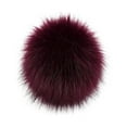 thumbnail image 1 of DIY Knitting Hats Accessires-Faux Fake Fur Pom Pom Ball with Press Button, 1 of 3