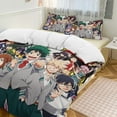 thumbnail image 6 of My Hero Academia Duvet Cover Set 3-Piece Bedding Set Soft Warm And Comfortable Soft Bed Set with 1 Duvet Cover And 2 Pillowcases for Bedroom All Season 102"x90", 6 of 7