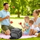 thumbnail image 4 of Bolsa de almuerzo aislada 15L Reutilizable Cooler Tote | Organizador térmico a prueba de fugas con correa ajustable para el hombro | Grande 11.4"x8.7"x9.5" | Oficina Picnic Senderismo Playa | Paño, 4 of 6