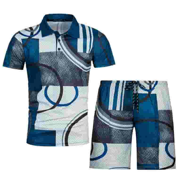海外並行輸入正規品 2 VBTAPA Piece Short Casual Dressy Men for Outfits Summer Clothing