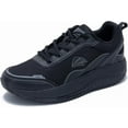 thumbnail image 4 of GOOBON Men's Shoes Walking Arch Support Orthotic Sneakers Plantar Fasciitis Wide Tennis Shoes for Heel and Foot Pain Relief, 4 of 7