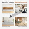thumbnail image 2 of edx Queen Size Bed Wedge Pillow, Wedge Pillow Headboard, Bed Gap Filler (0-8") for Between Your Headboard and Mattress or Wall, Grey, 2 of 11