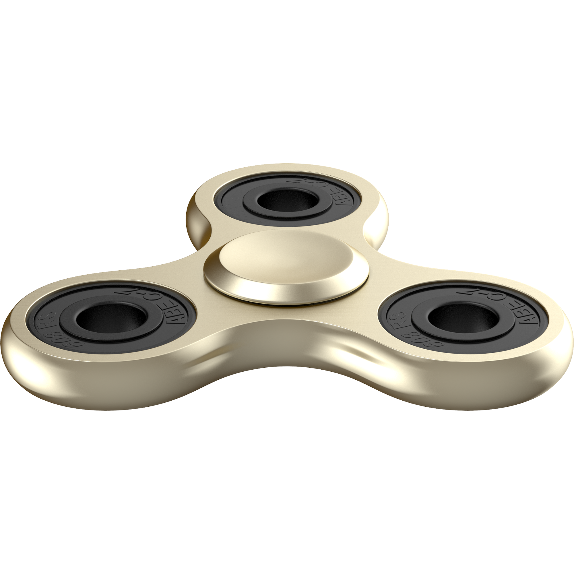Alloy Gold 360 Spinner Focus Fidget Toy Tri-Spinner Focus Toy for Kids & Adults - image 2 of 5