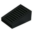 thumbnail image 6 of Leather Rings Display Tray Jewelry Organizer Case Showcase Storage Box 7 Slots Exhibitions Bedroom Dresser Countertop Decor Black, 6 of 9