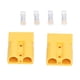 thumbnail image 2 of Kit de arnés de cables de desconexión rápida de 2 piezas, 6 AWG, 600 V, conectores de batería livianos de 50 A de color amarillo, 2 of 8