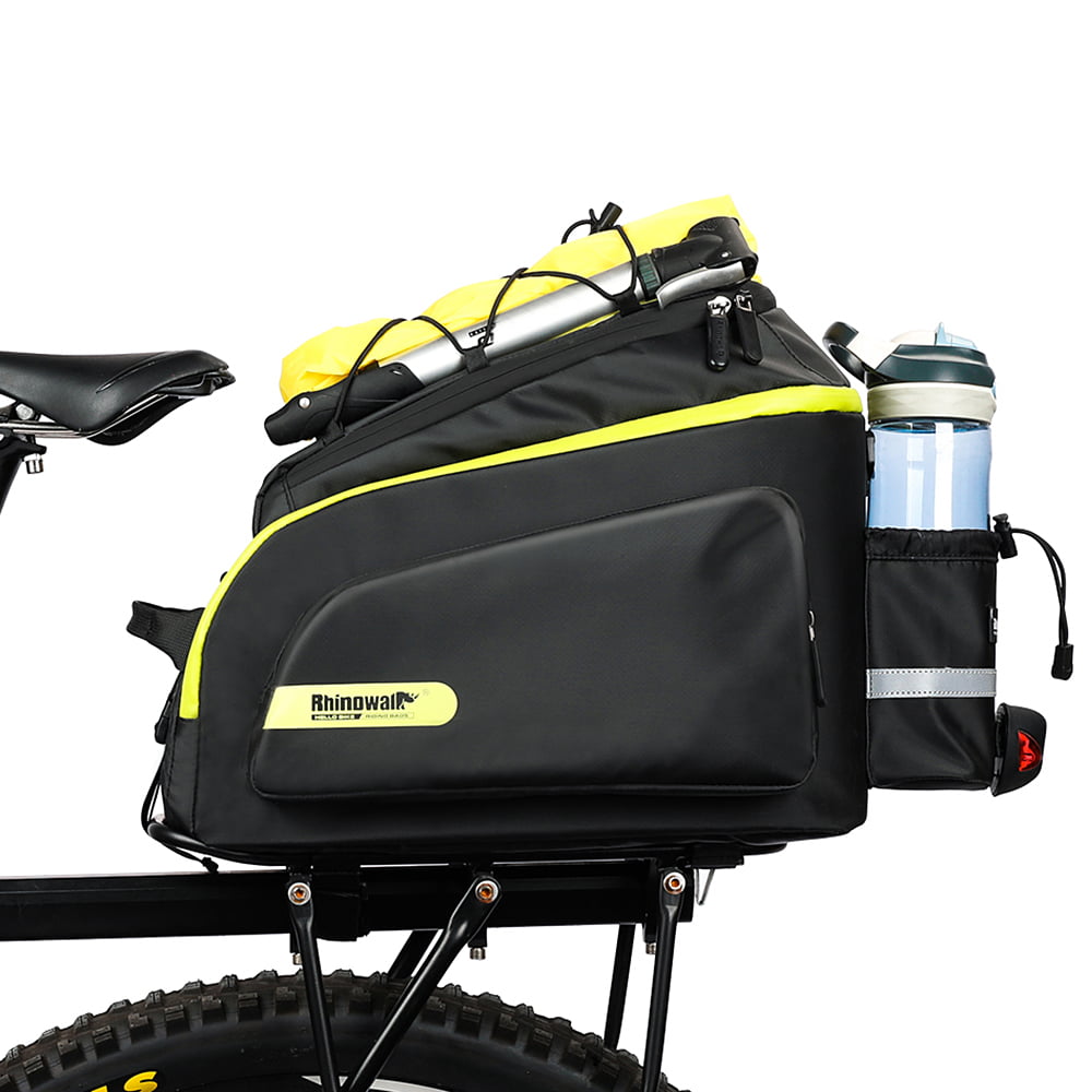 Details about   Waterproof Bike Trunk Bag Bicycle Rear Rack Seat Luggage Storage Pouch Pannier 