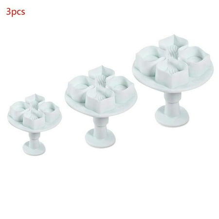 

3x Hydrangea Flower Sugar Craft Fondant Cake Plunger Mould Decoration NEW