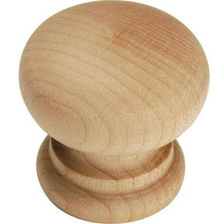 1 25 In Natural Woodcraft Unfinished Wood Cabinet Knob Walmart