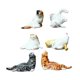 thumbnail image 1 of Figuras de gatito durmiendo para decoración de salpicadero de coche, diseño de gato, para parabrisas y consola, bonitos adornos de PVC, accesorio seguro y adorable para el interior del coche., 1 of 8