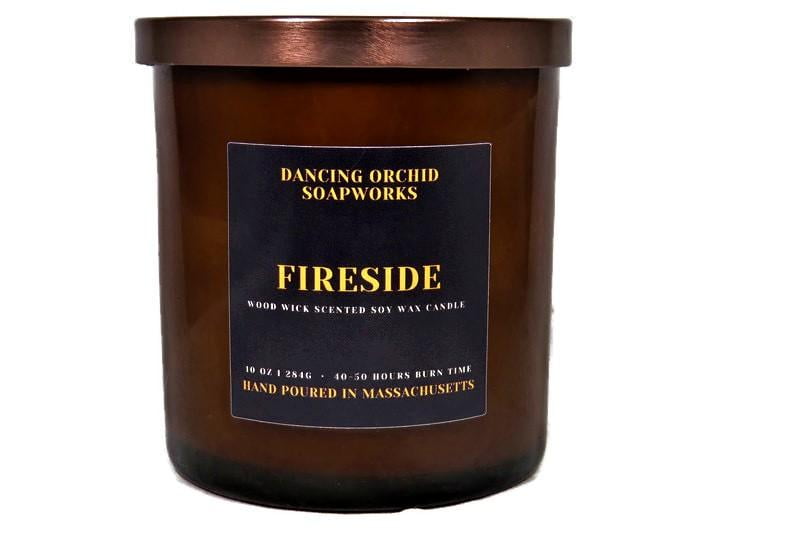 fireside scented candle