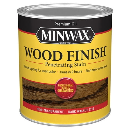 4-Pack of 1 qt Minwax 70012 Dark Walnut Wood Finish Oil-Based Wood Stain