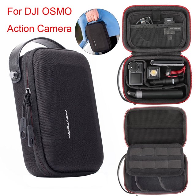 PGYTECH Mini bolsa rígida portátil de mano para almacenamiento y transporte de cámaras de acción y fotos
