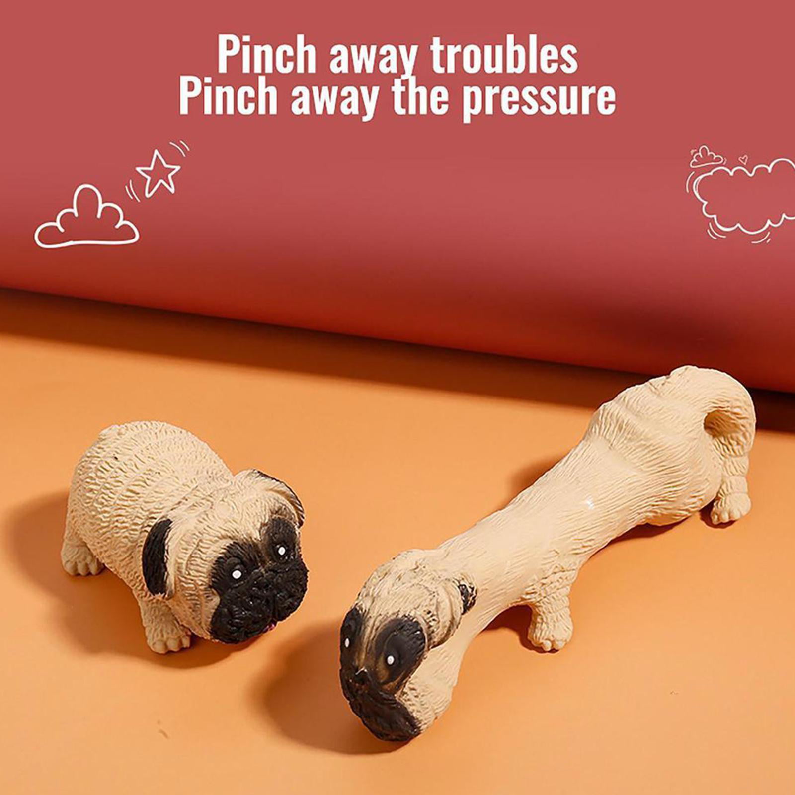 Children Funny Pinch Corgi Decompression Toy Cartoon Toys Relieve Animals  Squishy Dog Adults Stress Fidgets Dachshund Kids