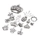 thumbnail image 5 of 17 piezas colgantes con corona DIY joyería cadena collar Hugo Mini colgante de corona, 5 of 10