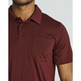 thumbnail image 5 of Real Essentials 3 Pack: Men's Short Sleeve Pocket Polo Shirt Dry-Fit Performance Tactical Golf (Available In Big & Tall), 5 of 7