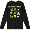 thumbnail image 4 of Matcha Treats All Things Matcha Adult Black Crew Neck Long Sleeve Tee-Medium, 4 of 6