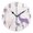 Black, variant on Round Art Wall Clock Vintage Oil Painting Texture Decorative Clock Gold Pointer, Multi-Purpose Desktop & Hanging Creative Decor Clock for Home Living Room Pretty Deer