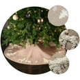 thumbnail image 2 of Homoyoyo Tree Skirt Beige Deer Pattern Comfortable Texture Festive Decor 1Pc, 2 of 8