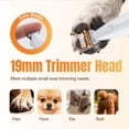 thumbnail image 2 of 2 in 1 Pet Micro Precision Trimmer & Nail Grinder, Multifunctional Rechargeable Pet Shaver Hair Nail Trimmer with LED Light for, 2 of 5