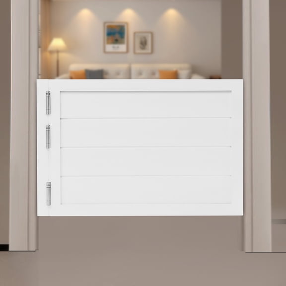 90*60cm/ 35.43*23.62in Partition Half Door for Doorways w/ Doorpost & 3 Hinges for Shop Entrance Areas