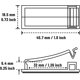thumbnail image 2 of 20 clips de cable negros zhang ming Con fuerte autoadhesivo para gestión de cables y tendido de cables, 2 of 5