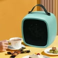 thumbnail image 6 of Cagogo under $5 Portable Space Heater, Portable Space Heater Mini Desktop, Ceramic Heating Fan for Indoor Use, Tip-Over and Overheat Protection, Personal Office Bedroom Heater, 6 of 8