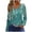 Green, variant on EchfiProm Womens Long Sleeve Tops Green Relaxed Fit Fall V-Neck T-Shirt for Ladies Graphic