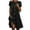 Black, variant on XUNKUSGA Dresses for Women 2025 Elegant Classy Loose Button Knit Dresses Fashion A-Line Beach Sundress