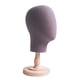 thumbnail image 5 of Cabeza de maniquí portátil jinwen soporte resistente para exhibición de sombreros base de madera, 5 of 8