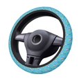thumbnail image 4 of Yiaed Different Color Fishing Bait Steering Wheel Cover,Universal 15 Inch Anti Slip Steering Wheel Protector Car Accessories Interior for Auto Truck SUV, 4 of 5