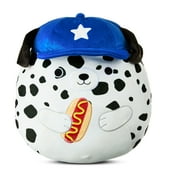 Squishmallows Official 16 inch Dustin the White Dalmatian with a Blue Hat - Child's Ultra Soft Stuffed Plush Toy