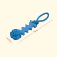 thumbnail image 2 of Oodles Durable Squiggle Grip Rope Dog Toy Set, Blue and Green, One Size, 2 of 9
