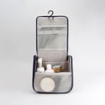 thumbnail image 7 of Small Hanging Travel Clouds Toiletry Bag Makeup Bag Cosmetic Organizer Portable - Navy blue, 7 of 7